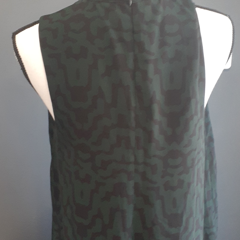 BB DAKOTA green Babydoll Dress Sz M - Picture 6 of 14